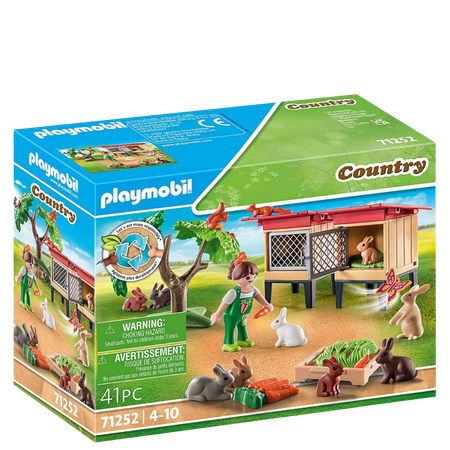 Set Playmobil Country: Gabbia per Conigli