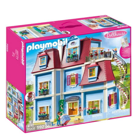 Grande Casa delle Bambole Playmobil con Campanello